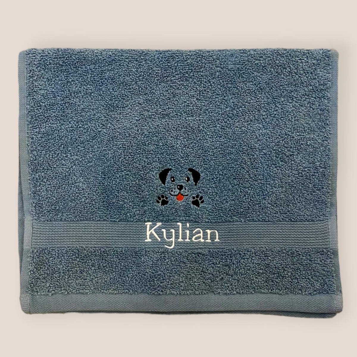 Serviette invité personnalisable "Chien"